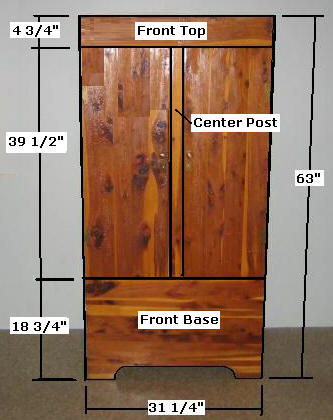 Wardrobe closet Plans