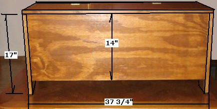 Deacon Storage Bench Plans