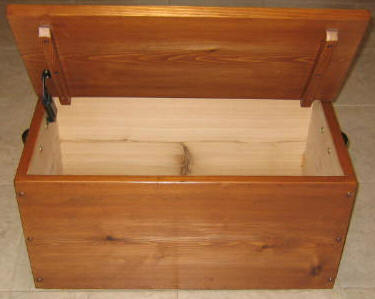 childrens wooden chest